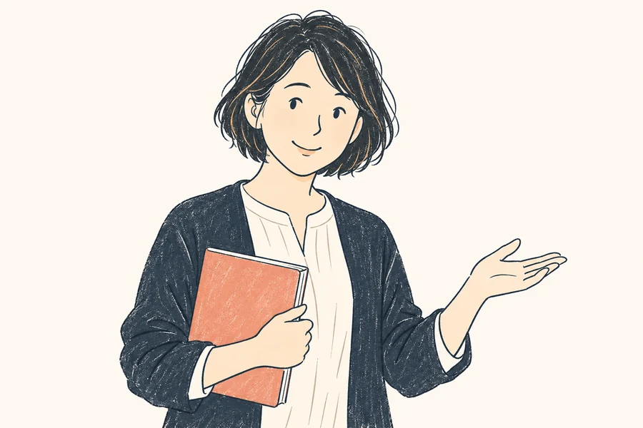 笑顔で相談を呼びかけるファイナンシャルプランナー